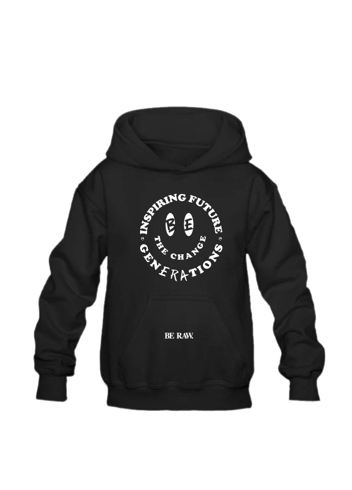 Hoodie Youth - Inspiring Future Generations  - (Black)