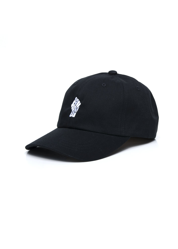 Dad Hat - Be Raw Power Fist - White